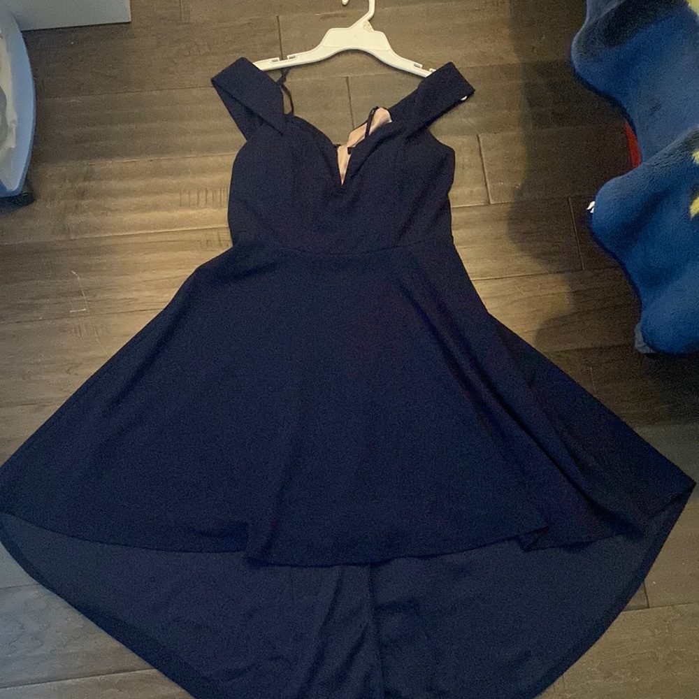 dress with tail, fairly worn, great condition
